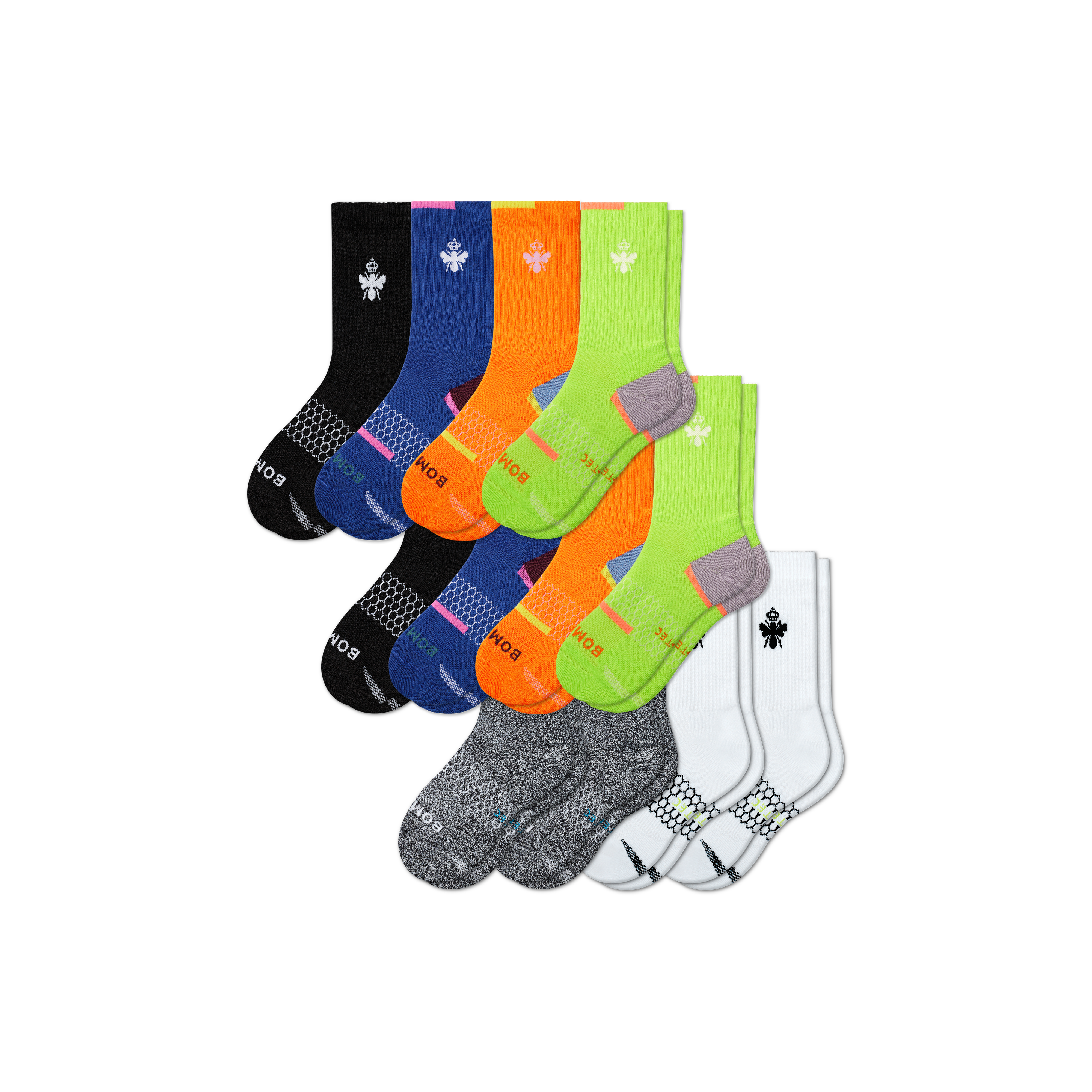 Bombas Youth All-Purpose Performance Calf Sock 12-Pack Leading Offer -  Bombas is a comfort focused sock and apparel brand with a mission to help  those in need. One purchased = one donated